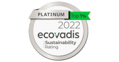 GCE récompensé de la médaille de Platine par EcoVadis